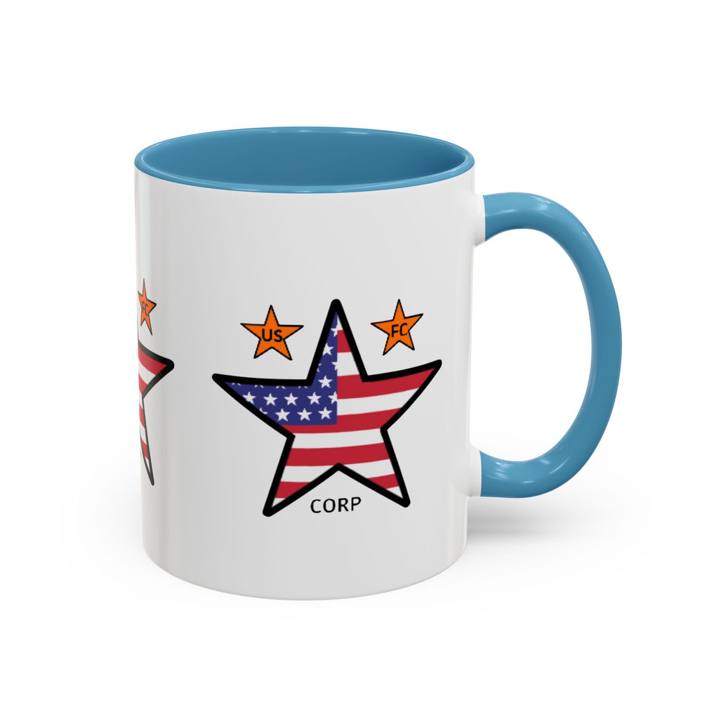 USFC-CORP LOGO Accent coffee mug | patriotic 11/15oz accent mug