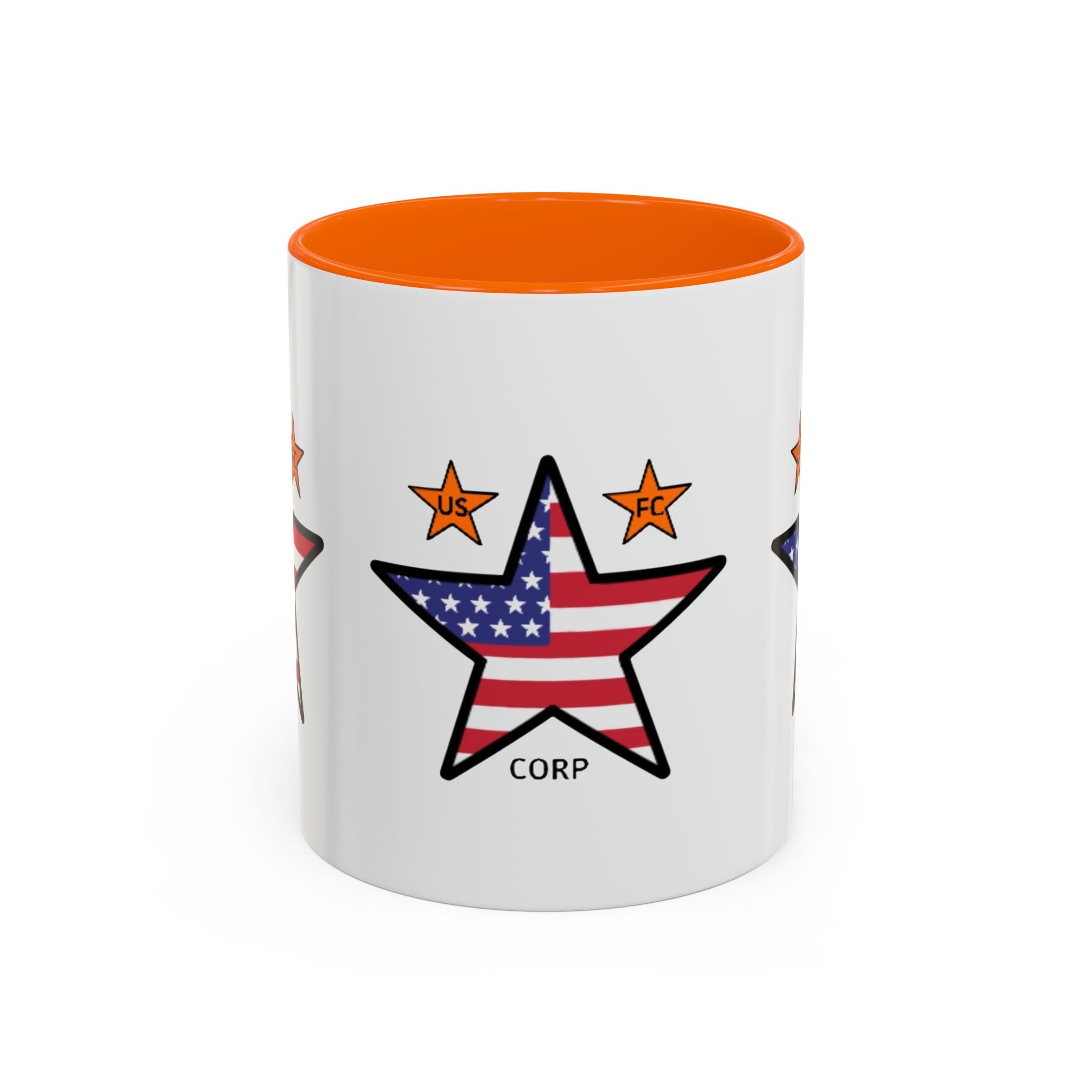 USFC-CORP LOGO Accent coffee mug | patriotic 11/15oz accent mug