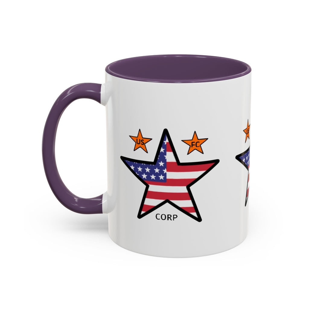 USFC-CORP LOGO Accent coffee mug | patriotic 11/15oz accent mug