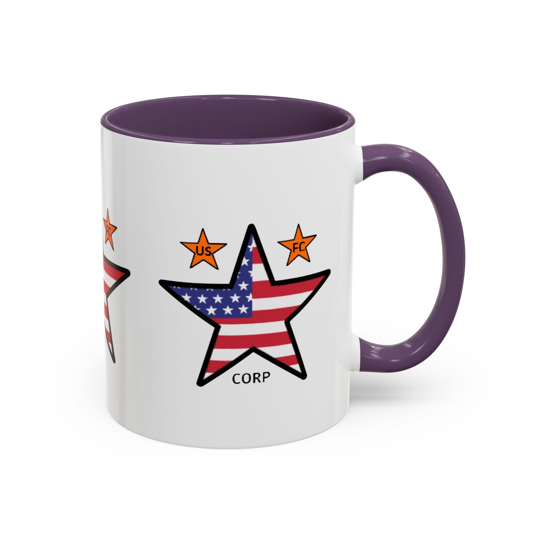 USFC-CORP LOGO Accent coffee mug | patriotic 11/15oz accent mug
