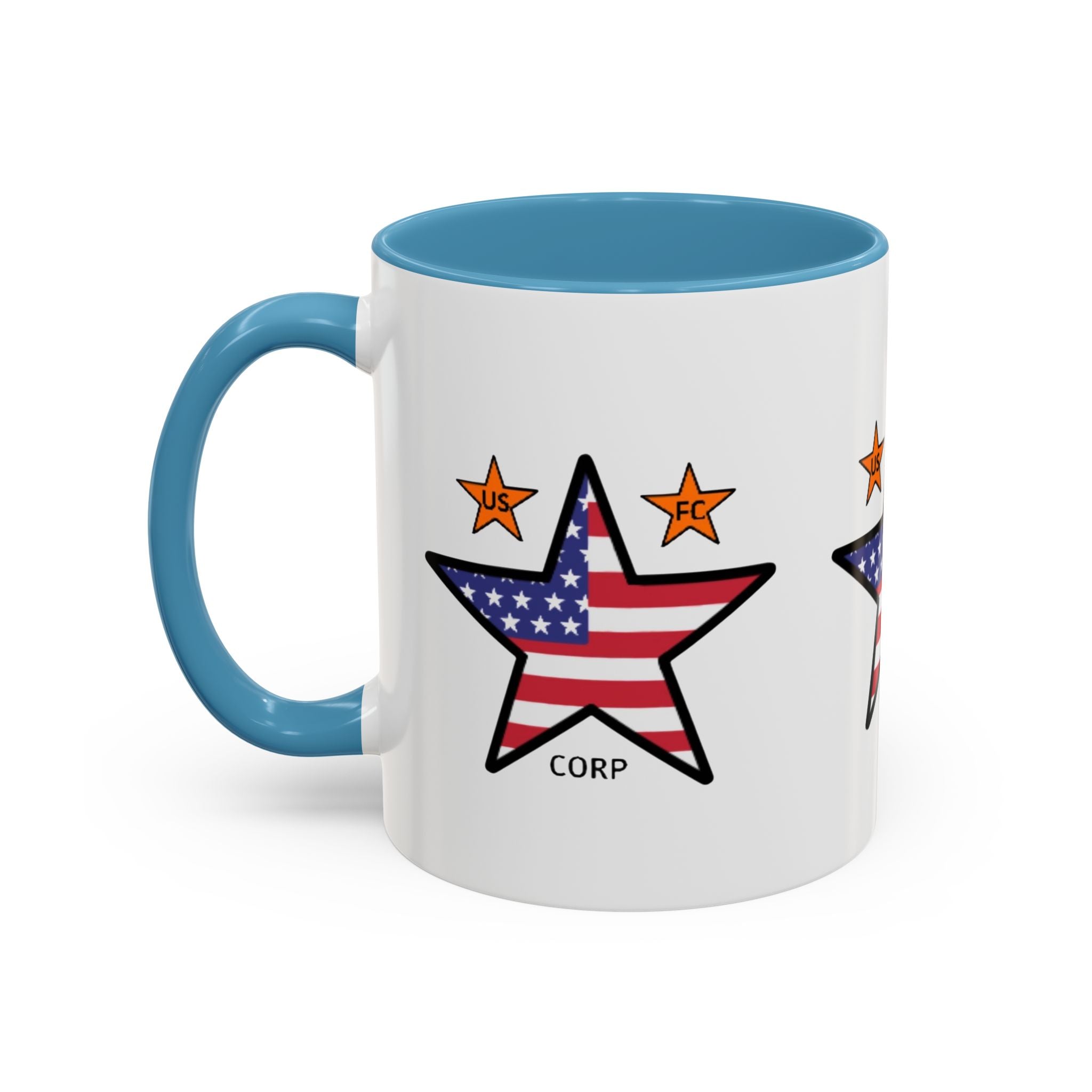USFC-CORP LOGO Accent coffee mug | patriotic 11/15oz accent mug