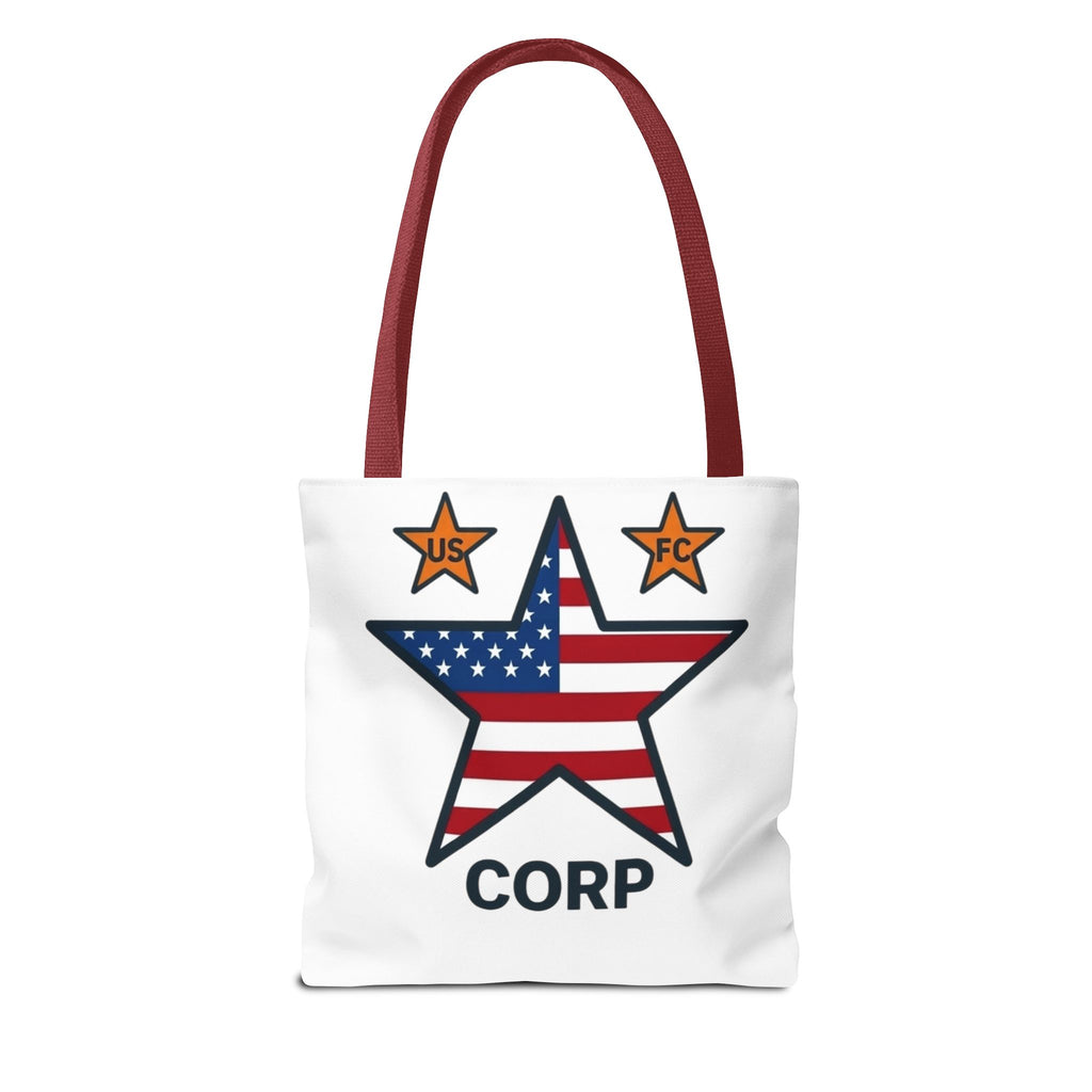 USFC-CORP LOGO Tote Bag — 'US FC' Corp Patriotic Canvas Tote