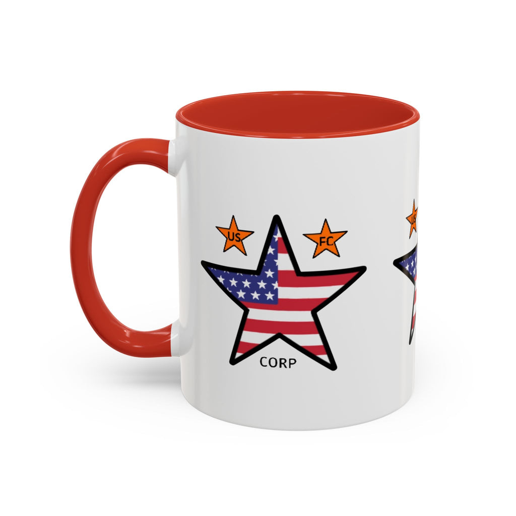USFC-CORP LOGO Accent coffee mug | patriotic 11/15oz accent mug