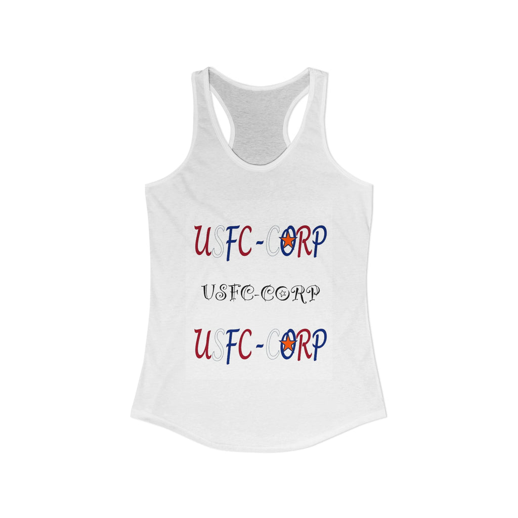 USFC-CORP ORIIGINAL LOGO Racerback Tank
