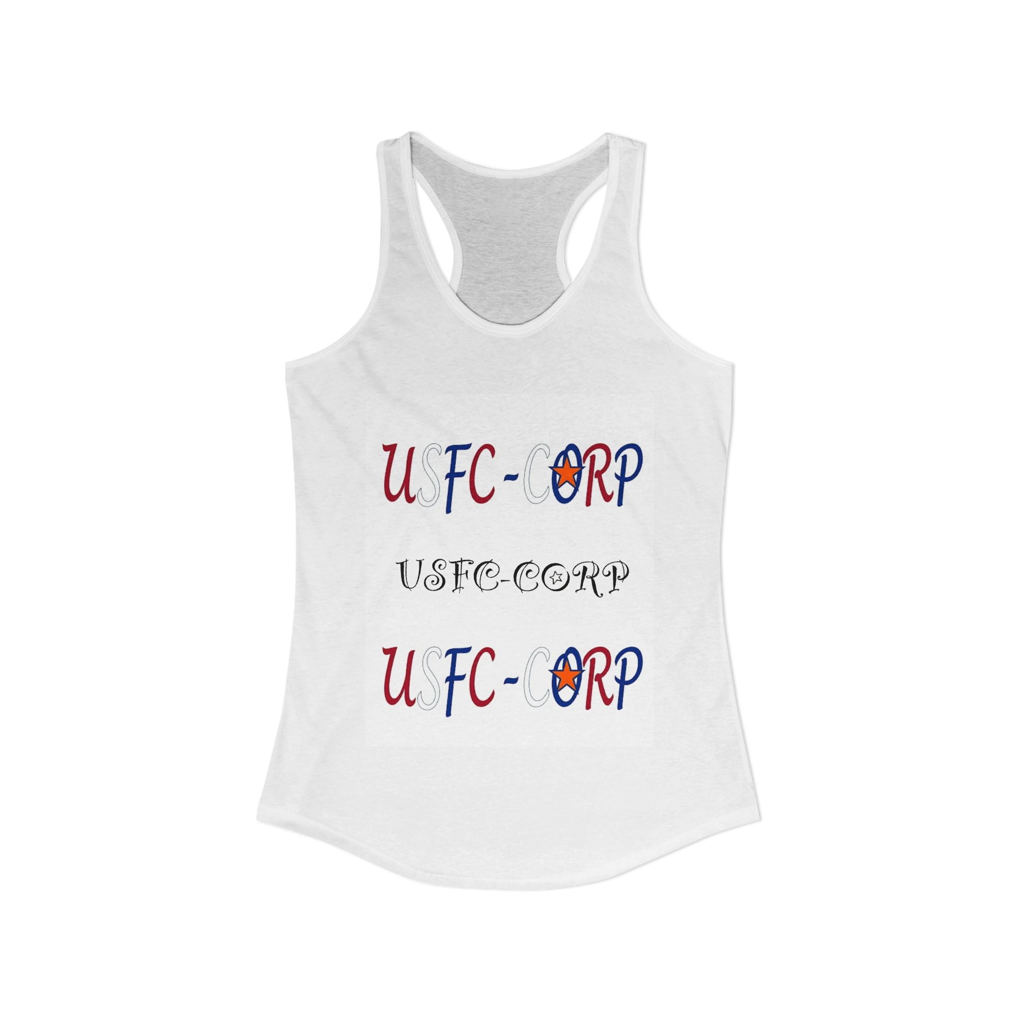 USFC-CORP ORIIGINAL LOGO Racerback Tank