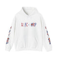 USFC-CORP Graphic Hoodie — Patriotic Flag Sleeve Streetwear
