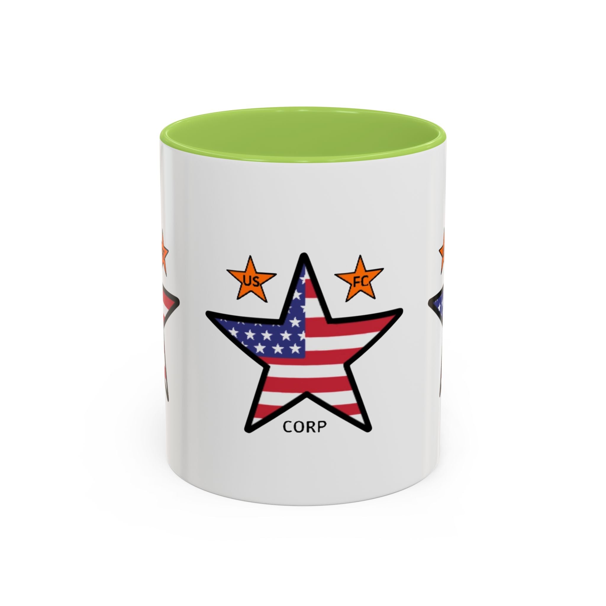 USFC-CORP LOGO Accent coffee mug | patriotic 11/15oz accent mug