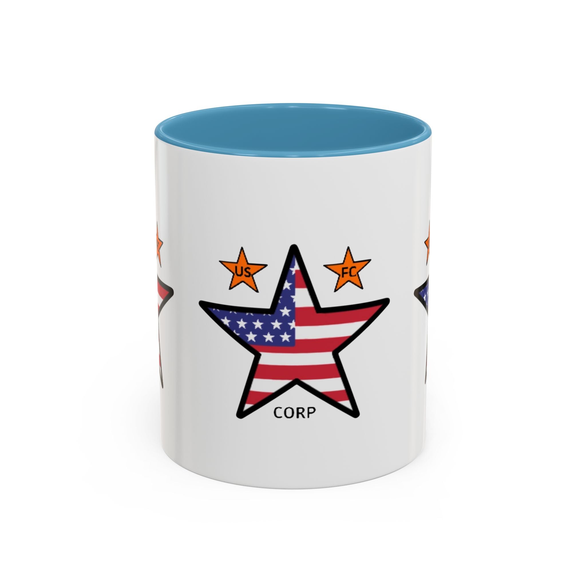 USFC-CORP LOGO Accent coffee mug | patriotic 11/15oz accent mug