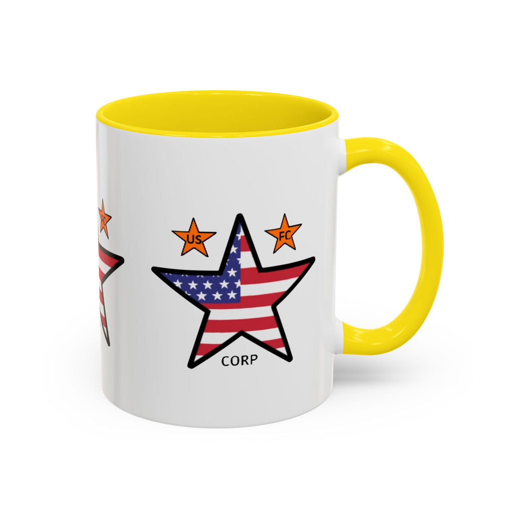 USFC-CORP LOGO Accent coffee mug | patriotic 11/15oz accent mug