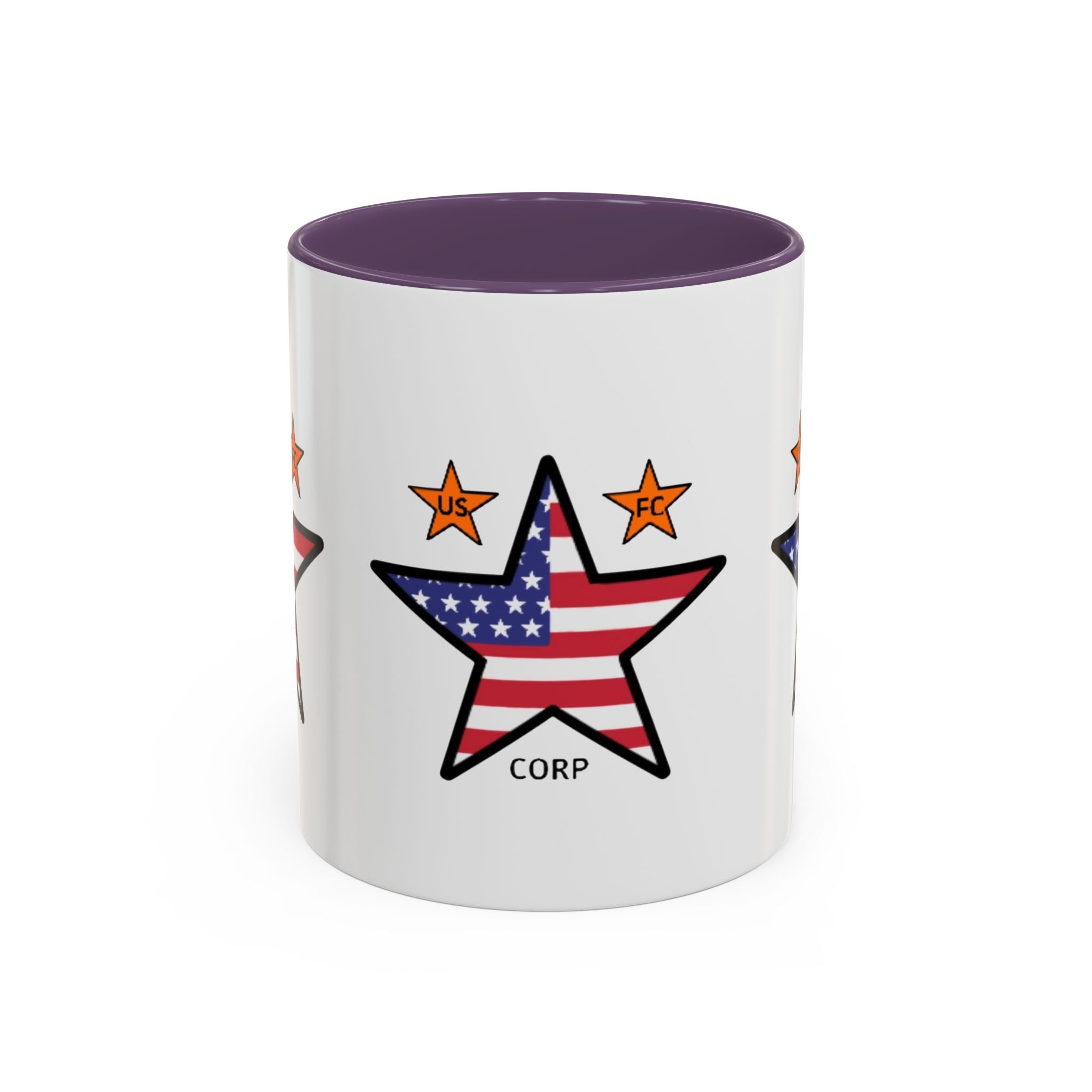 USFC-CORP LOGO Accent coffee mug | patriotic 11/15oz accent mug
