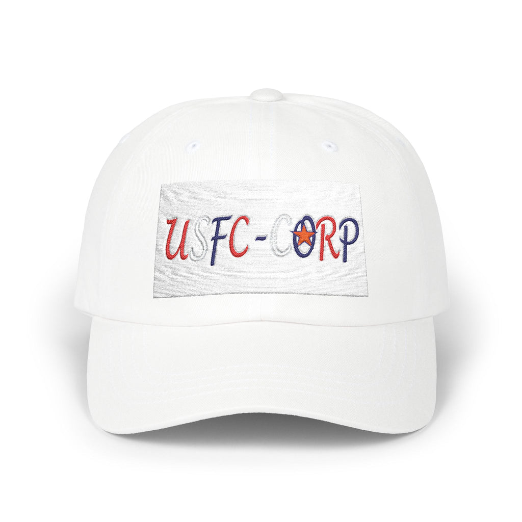 USFC-CORP Classic Dad Cap — USFC-CORP Embroidered Logo Baseball Hat