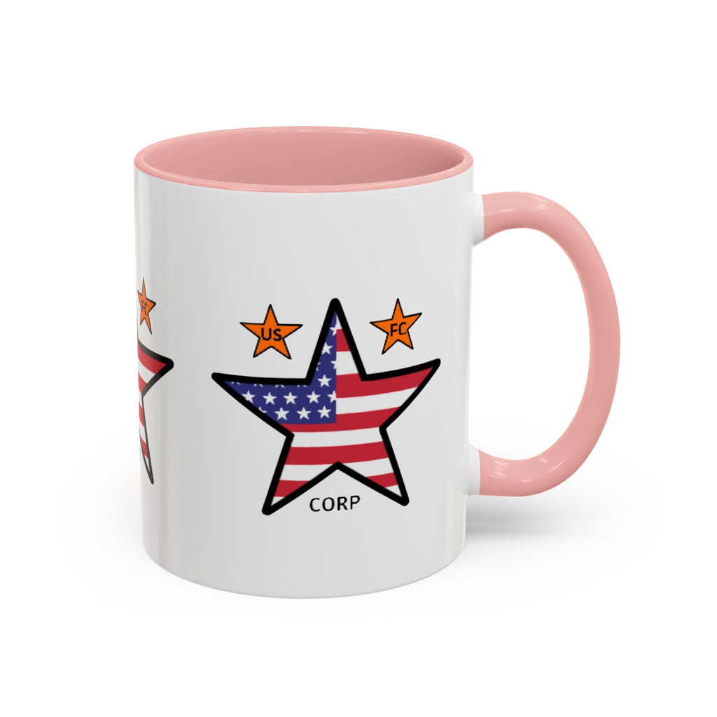 USFC-CORP LOGO Accent coffee mug | patriotic 11/15oz accent mug