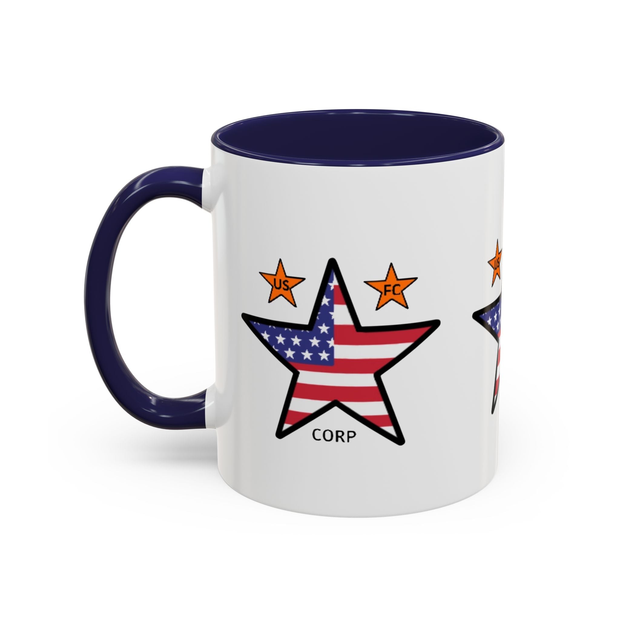 USFC-CORP LOGO Accent coffee mug | patriotic 11/15oz accent mug