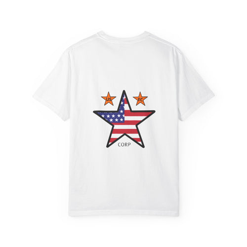 Patriotic Star T-Shirt — US FC-Corp American Flag Graphic Tee