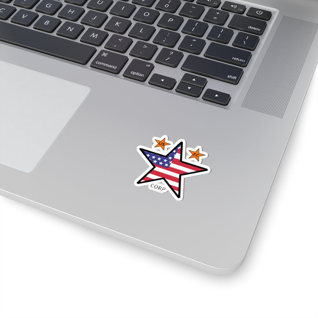 USFC-CORP LOGO Kiss-cut Stickers