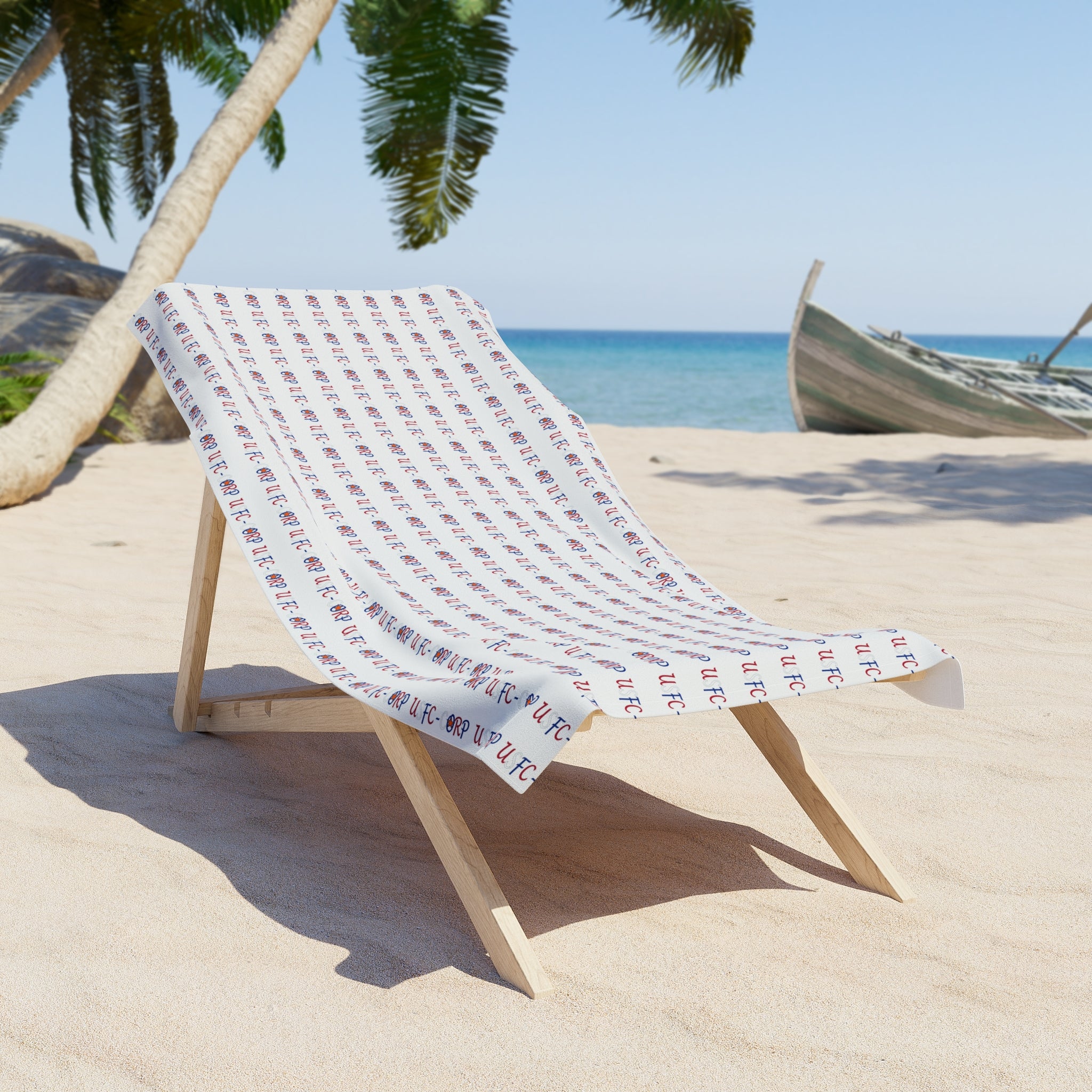 USFC-CORP Towel — Nautical Mini Flag Pattern Summer Towel