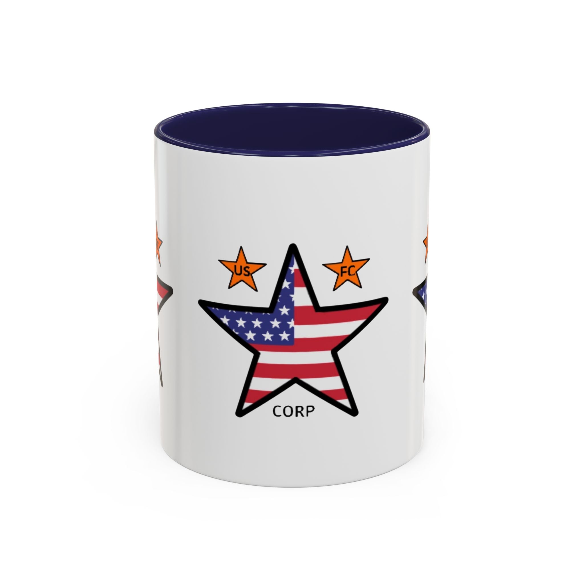 USFC-CORP LOGO Accent coffee mug | patriotic 11/15oz accent mug