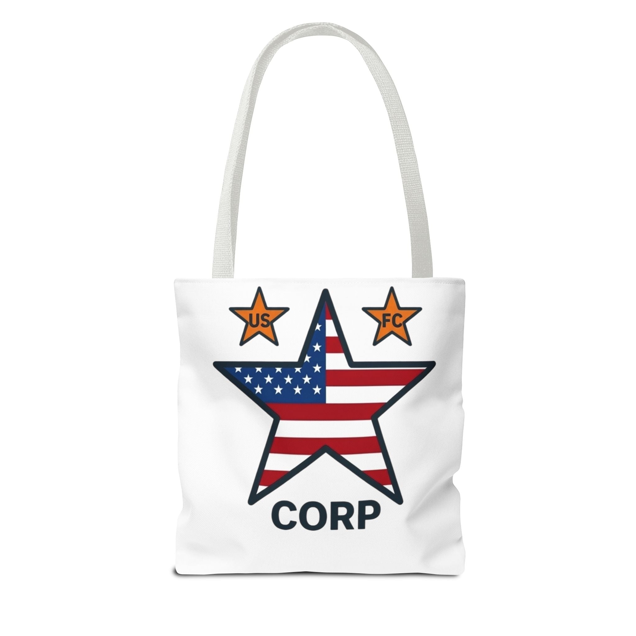USFC-CORP LOGO Tote Bag — 'US FC' Corp Patriotic Canvas Tote