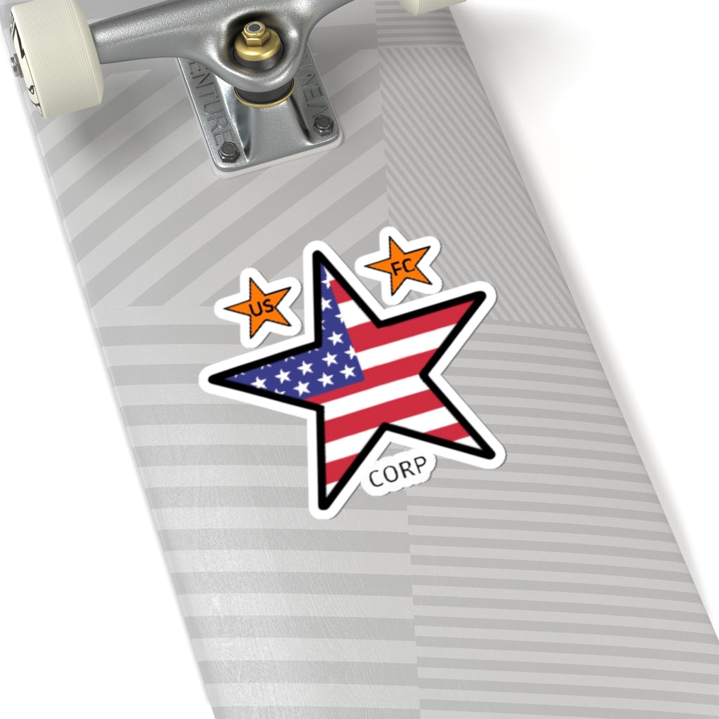 USFC-CORP LOGO Kiss-cut Stickers
