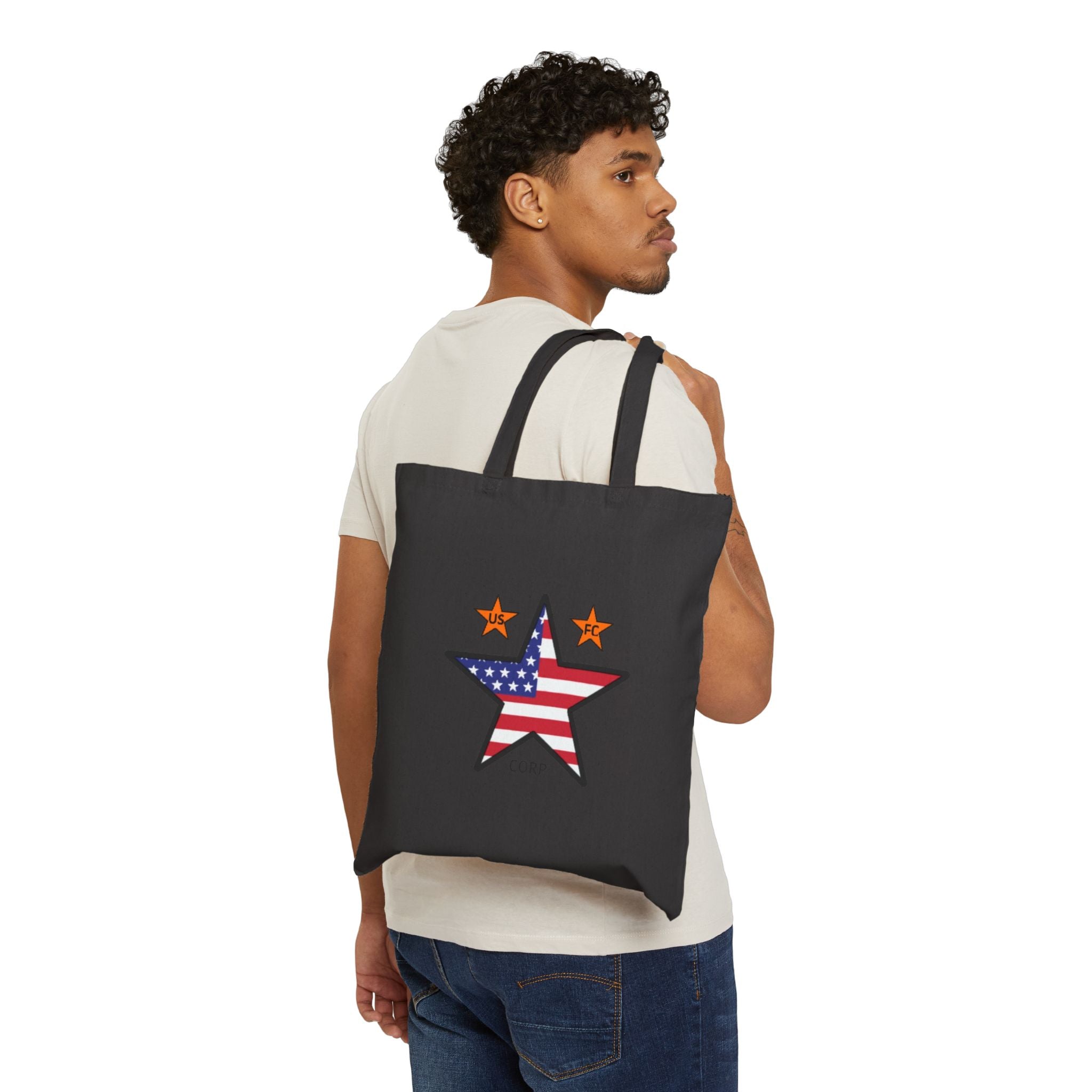 USFC-CORP LOGO Cotton Canvas Tote Bag