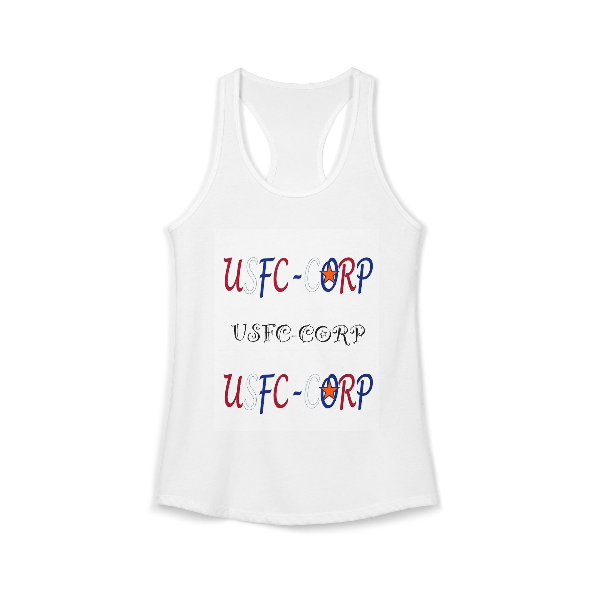USFC-CORP ORIIGINAL LOGO Racerback Tank