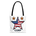 USFC-CORP LOGO Tote Bag — 'US FC' Corp Patriotic Canvas Tote