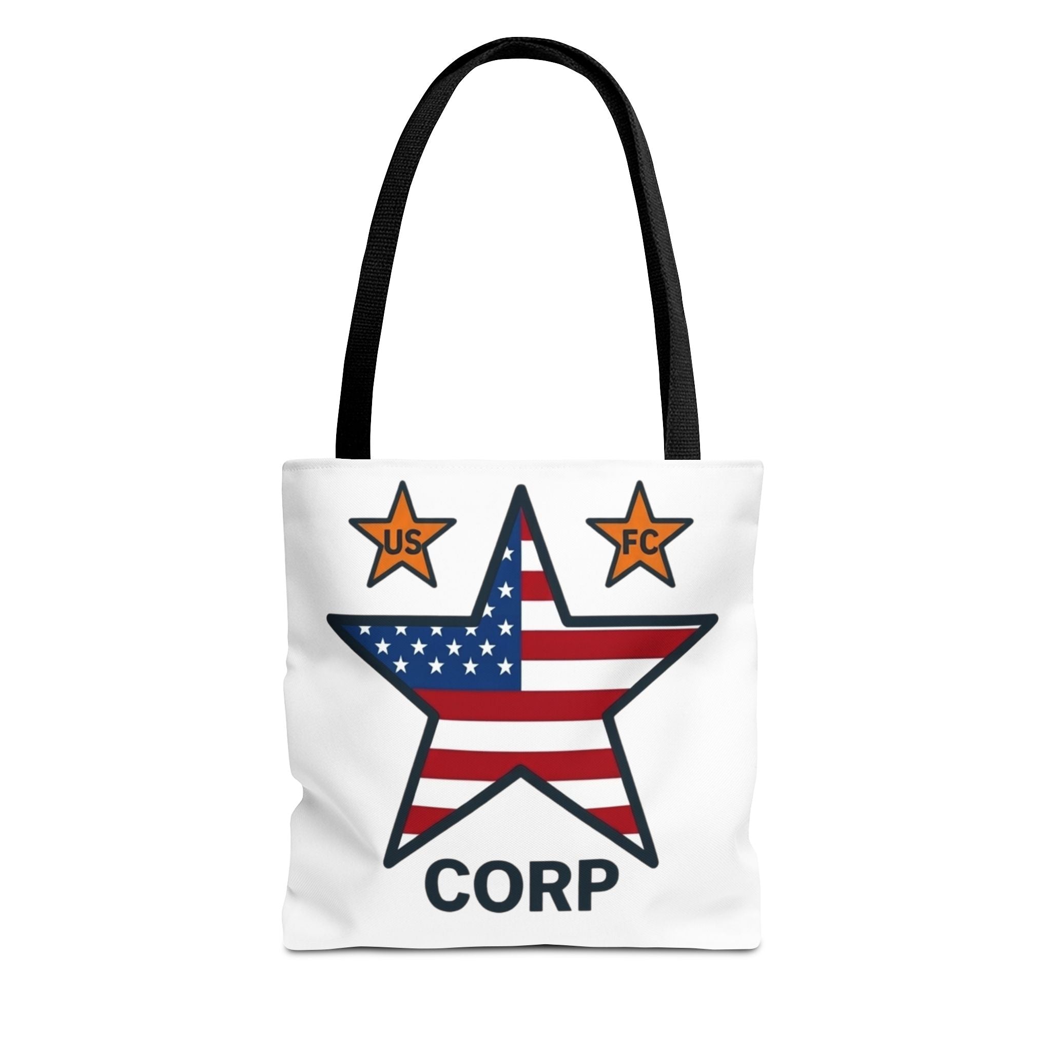 USFC-CORP LOGO Tote Bag — 'US FC' Corp Patriotic Canvas Tote