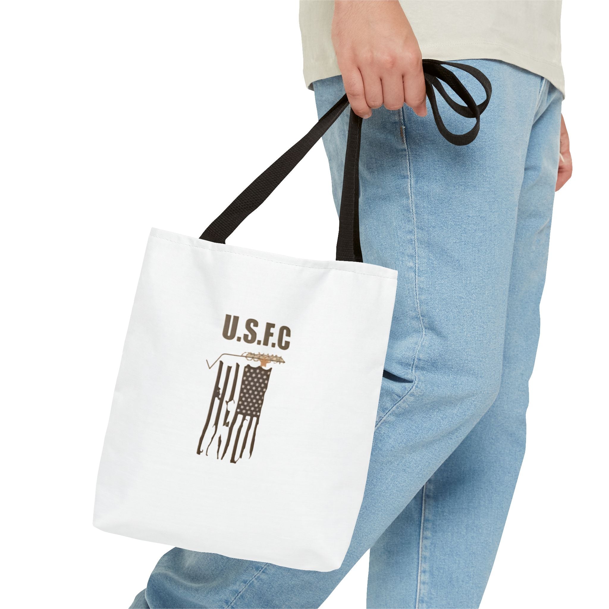 USFC-CORP Fifth Casualty Tote Bag – Patriotic Vintage USA Canvas Shopper