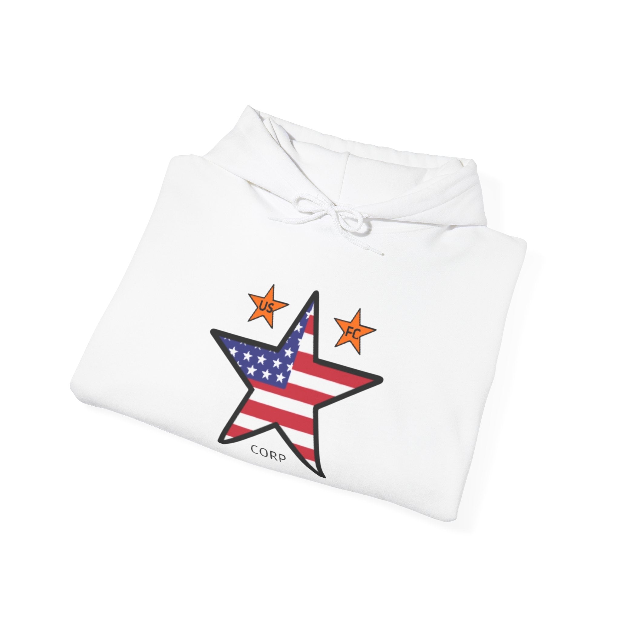 USFC-CORP Fifth Casualty and ORIGINAL LOGO Hoodie — USFC Patriotic Pullover
