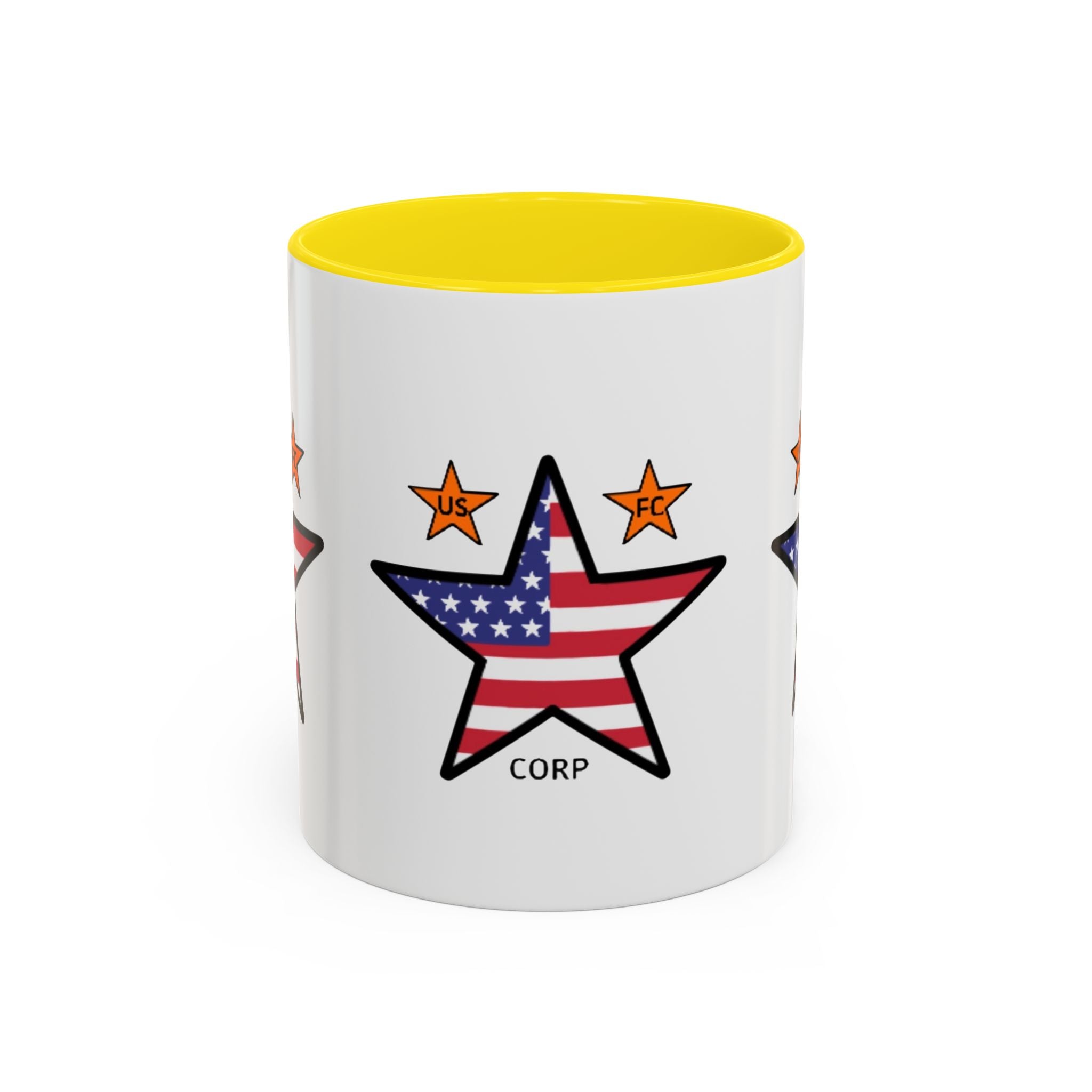 USFC-CORP LOGO Accent coffee mug | patriotic 11/15oz accent mug