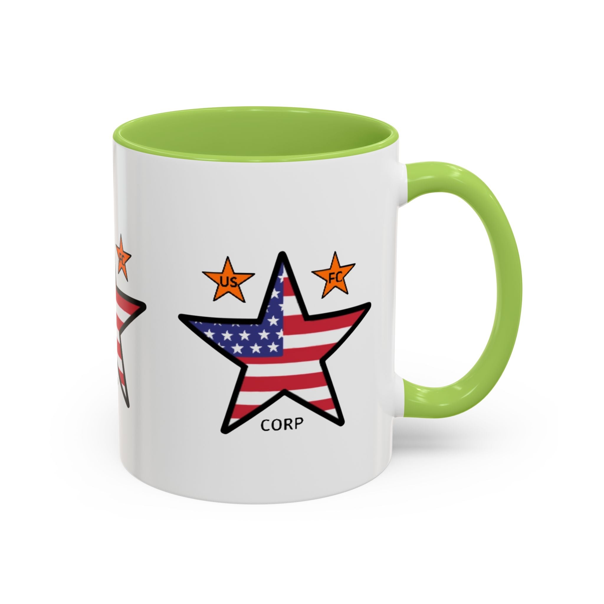 USFC-CORP LOGO Accent coffee mug | patriotic 11/15oz accent mug