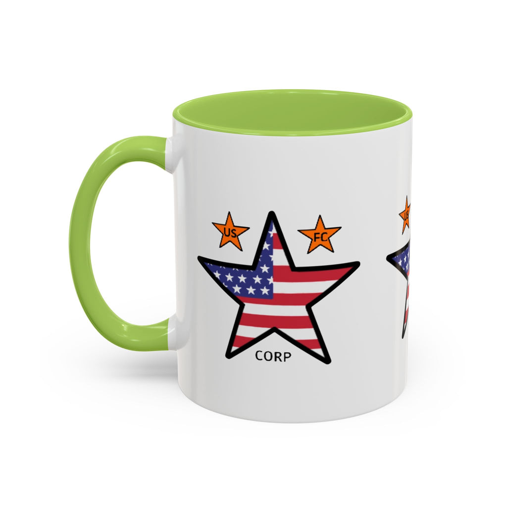 USFC-CORP LOGO Accent coffee mug | patriotic 11/15oz accent mug