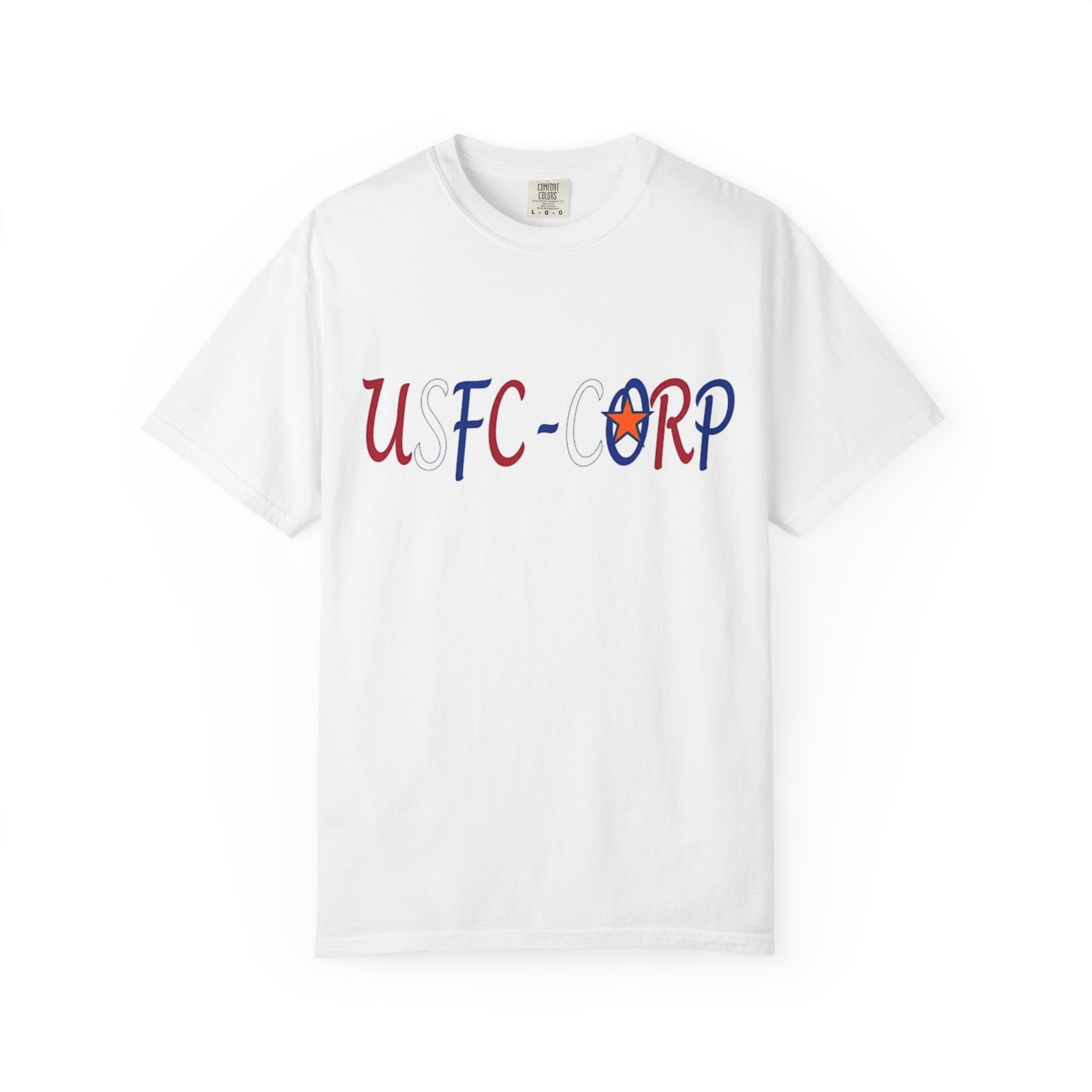 Patriotic Star T-Shirt — US FC-Corp American Flag Graphic Tee