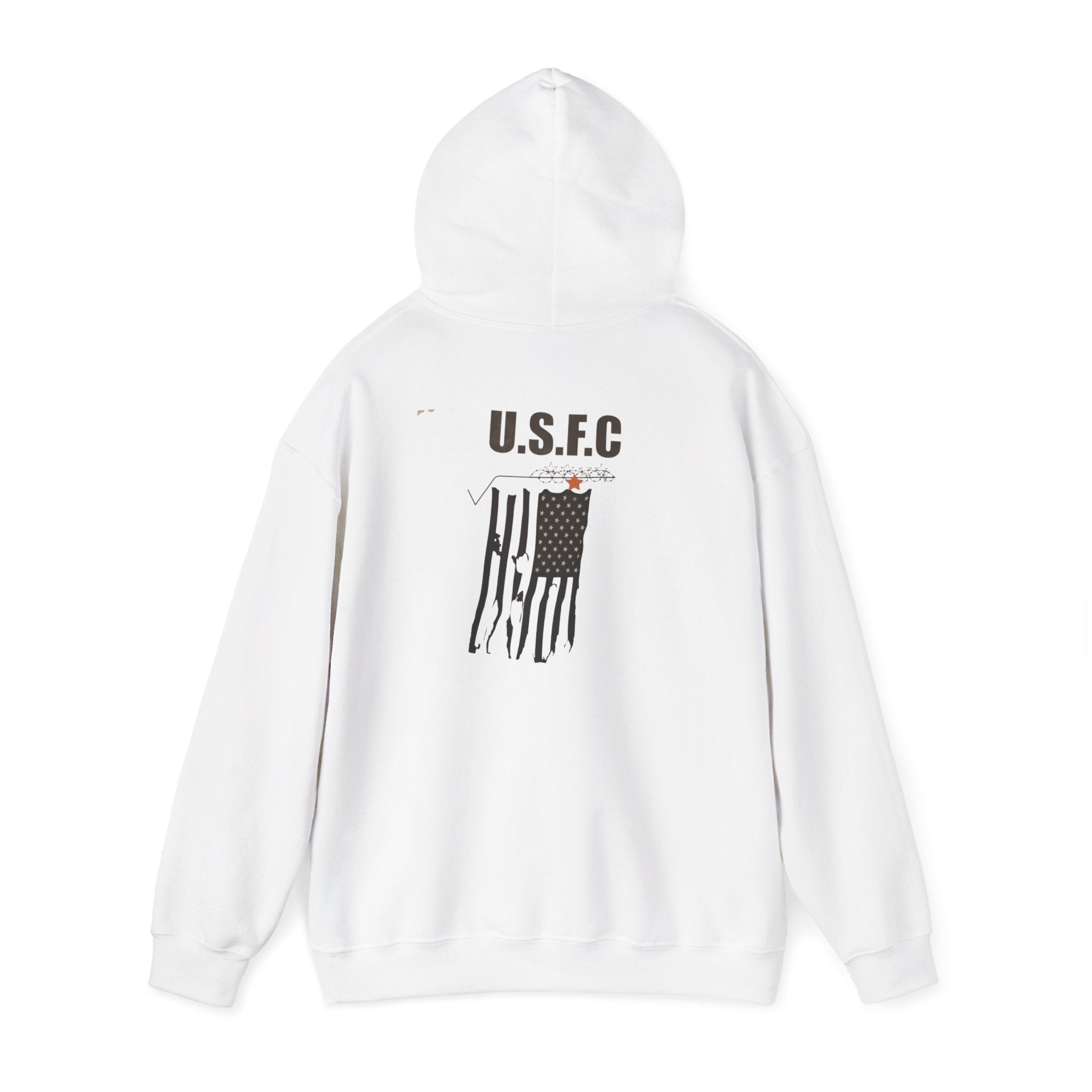 USFC-CORP Fifth Casualty and ORIGINAL LOGO Hoodie — USFC Patriotic Pullover