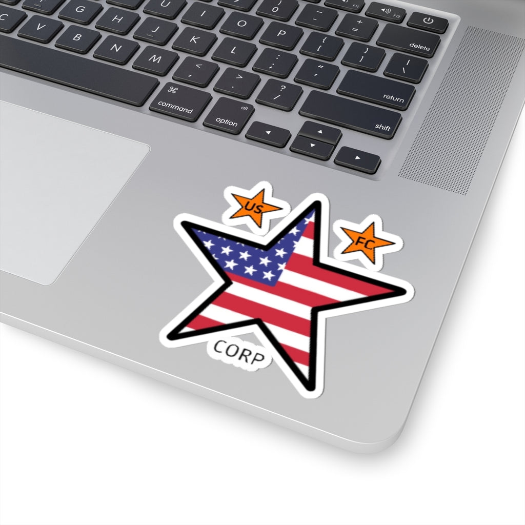 USFC-CORP LOGO Kiss-cut Stickers