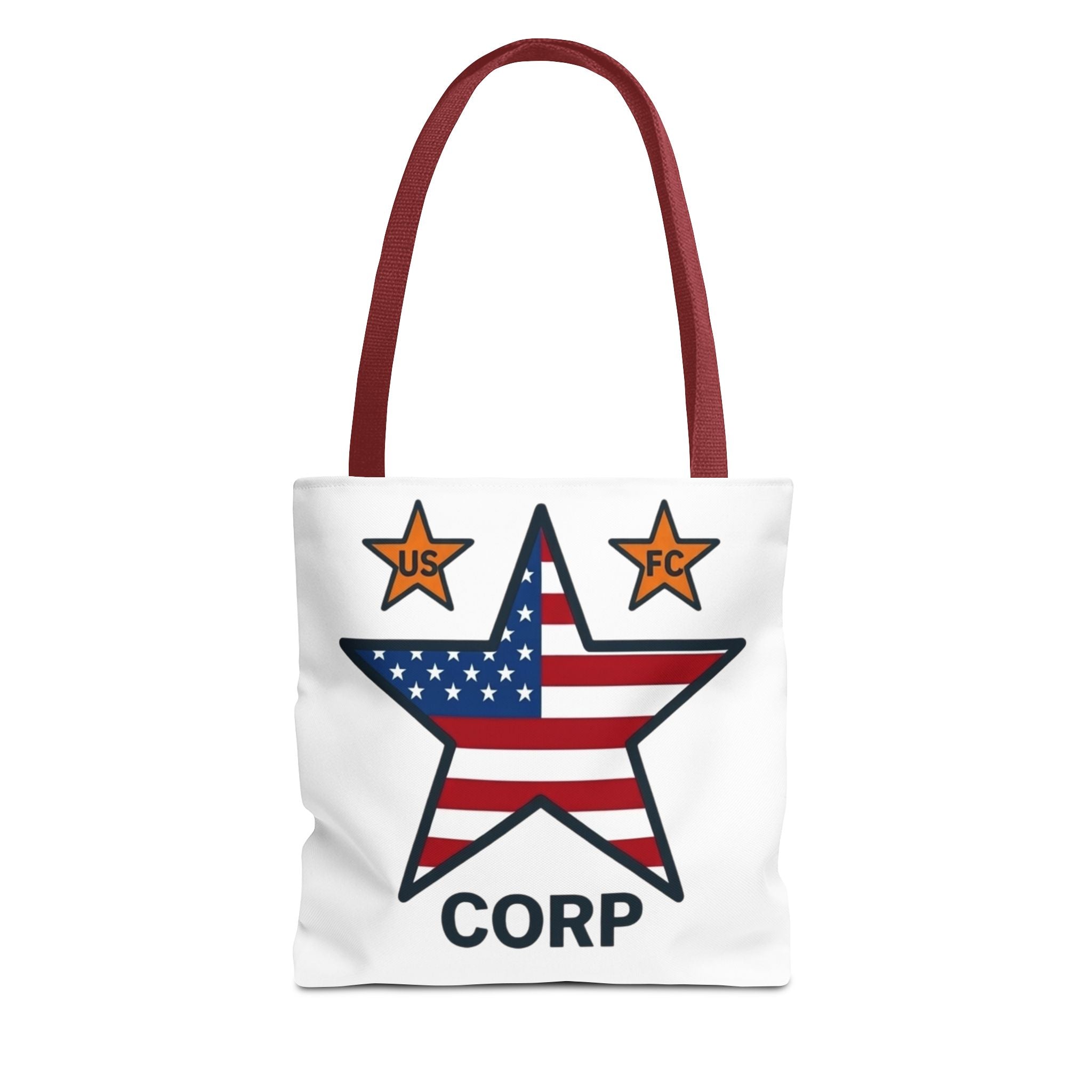 USFC-CORP LOGO Tote Bag — 'US FC' Corp Patriotic Canvas Tote