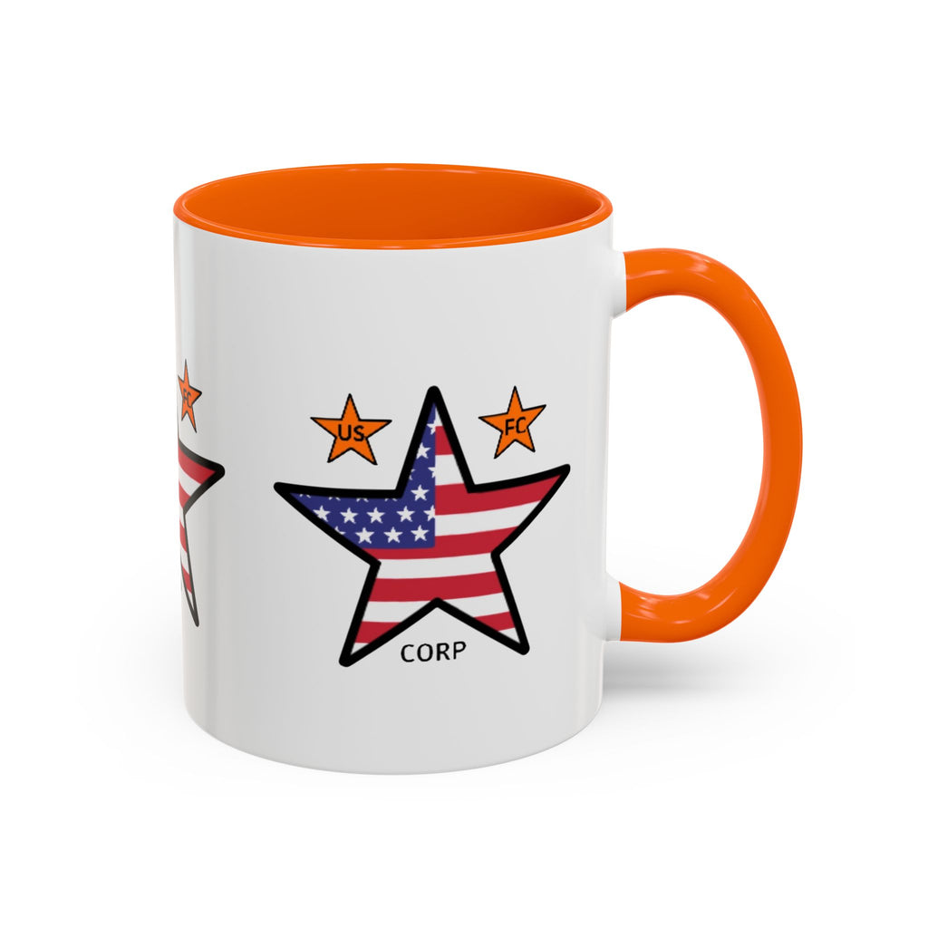 USFC-CORP LOGO Accent coffee mug | patriotic 11/15oz accent mug