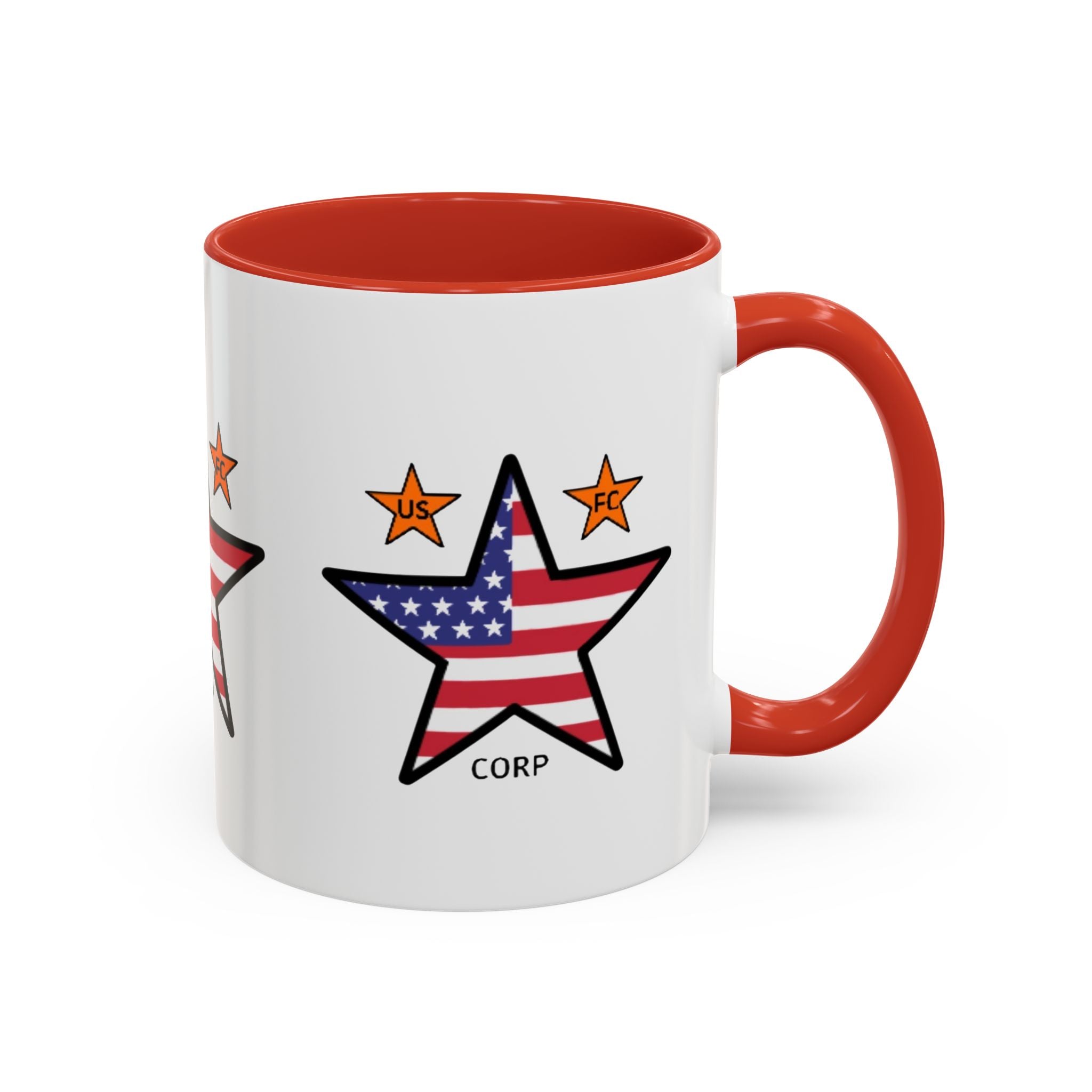USFC-CORP LOGO Accent coffee mug | patriotic 11/15oz accent mug