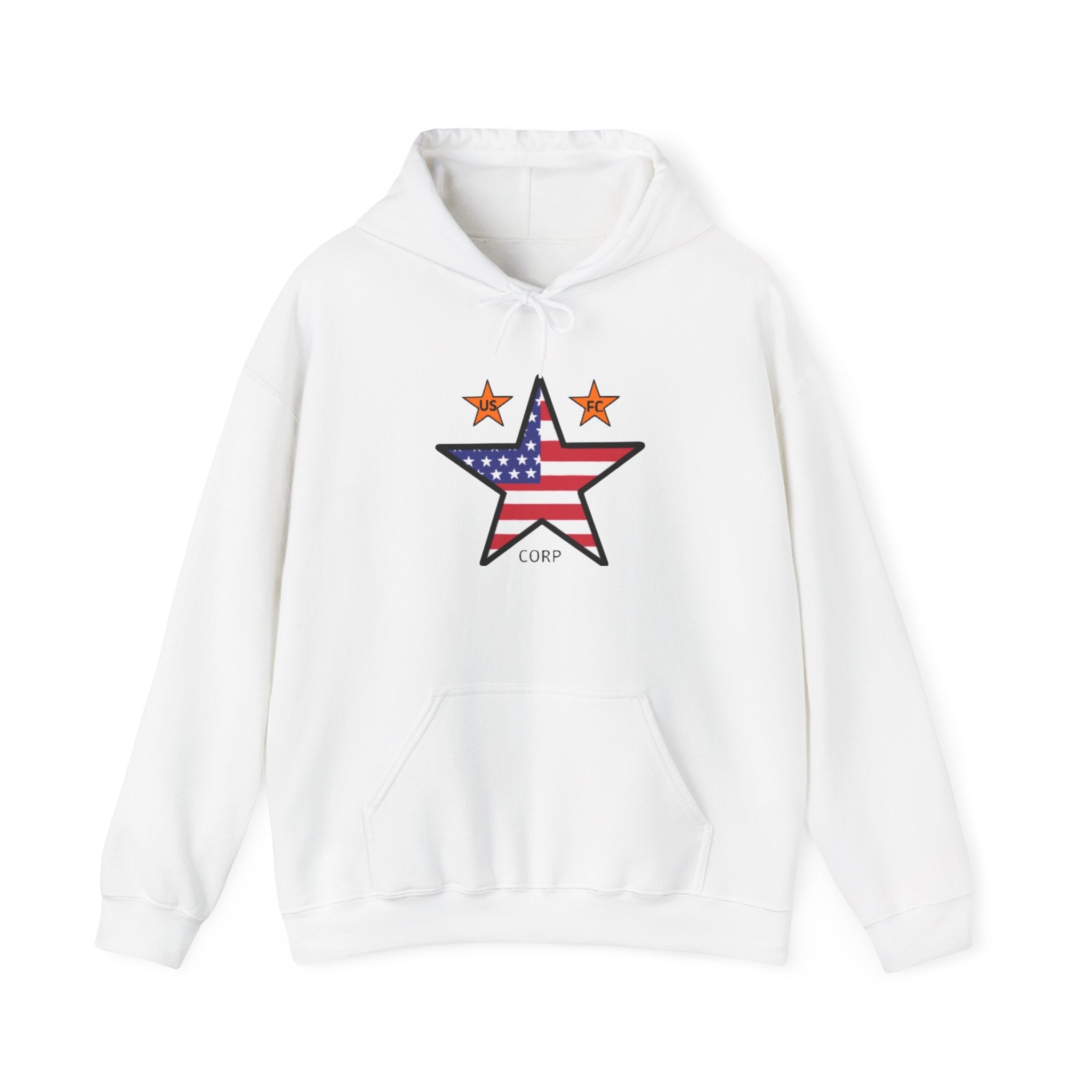 USFC-CORP Fifth Casualty and ORIGINAL LOGO Hoodie — USFC Patriotic Pullover