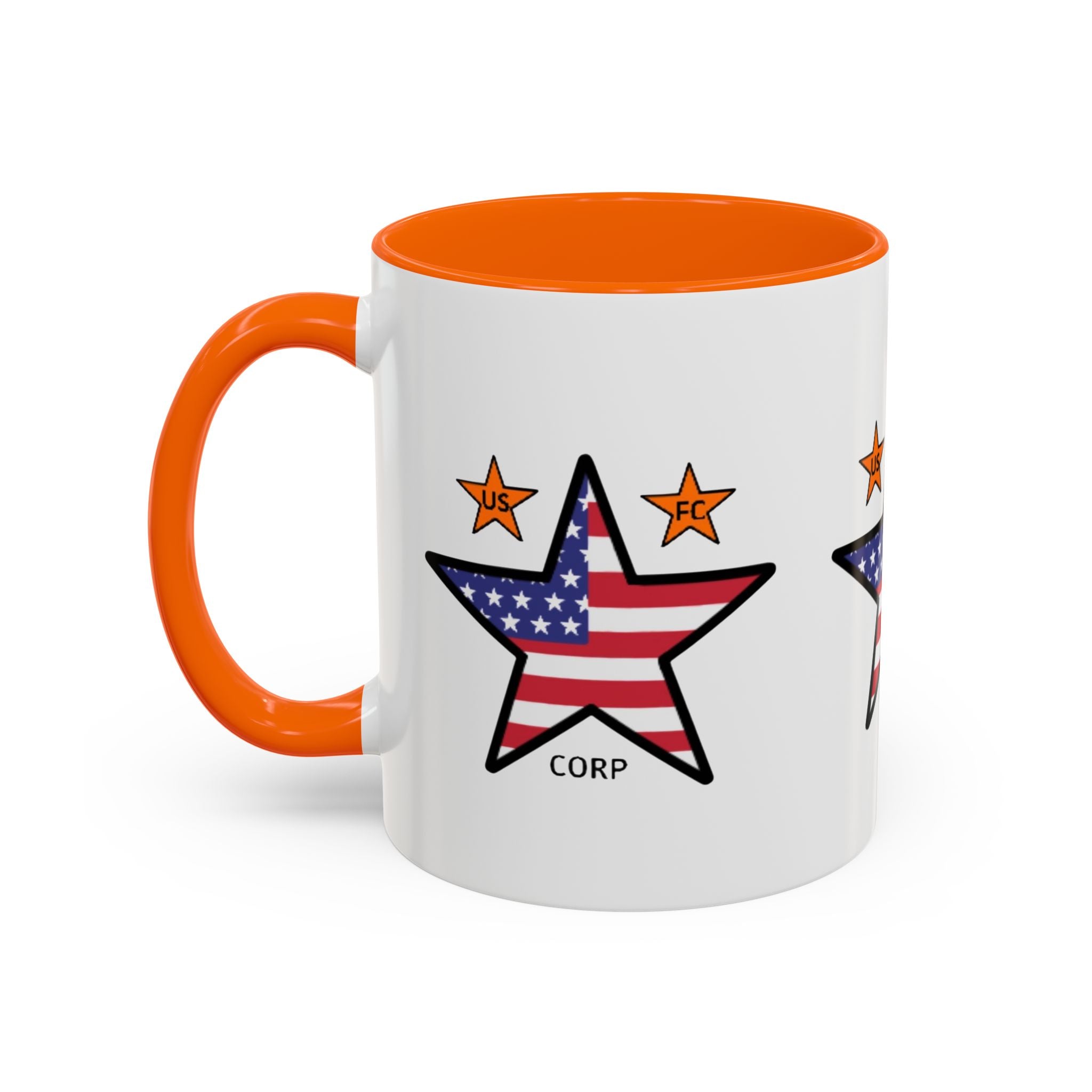 USFC-CORP LOGO Accent coffee mug | patriotic 11/15oz accent mug