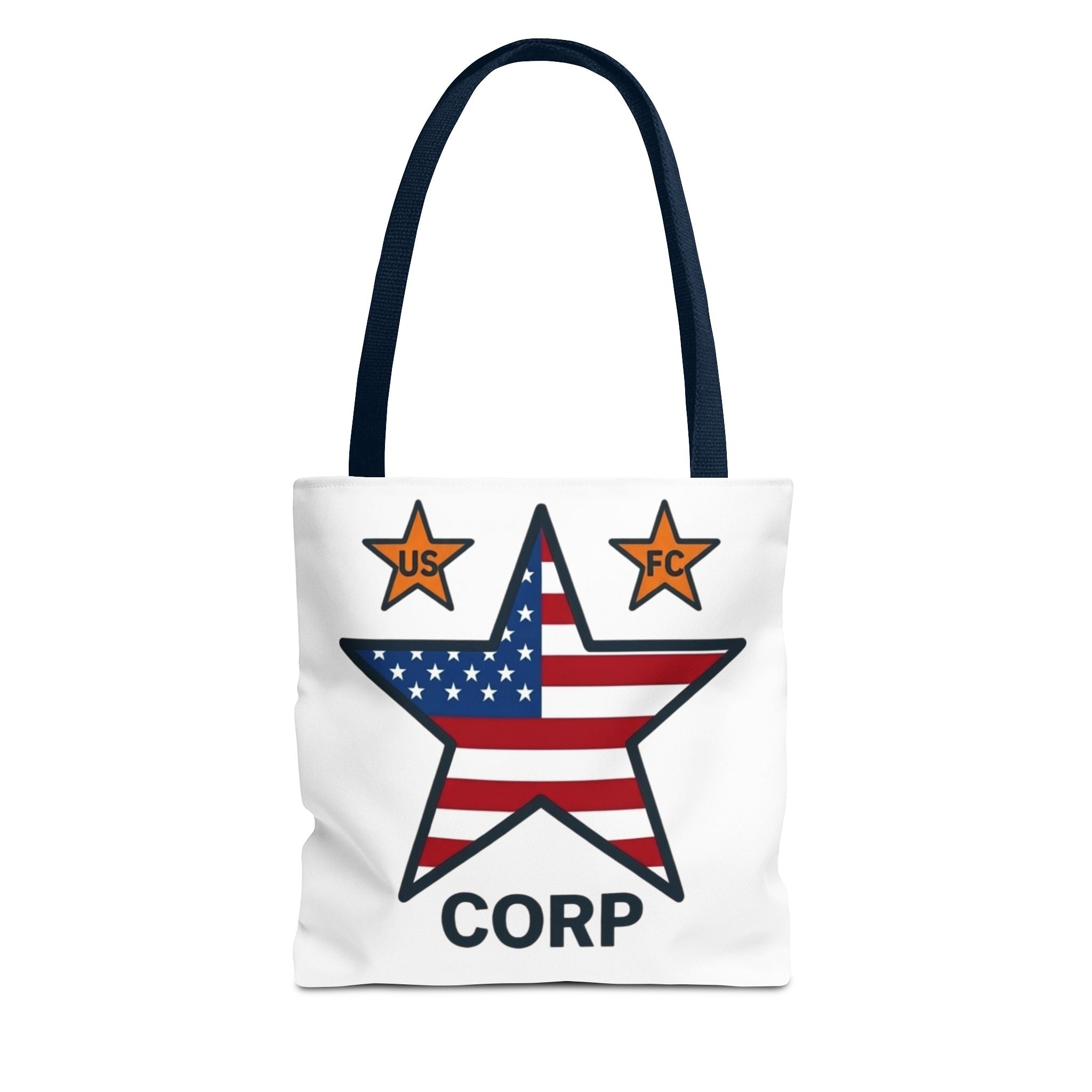 USFC-CORP LOGO Tote Bag — 'US FC' Corp Patriotic Canvas Tote