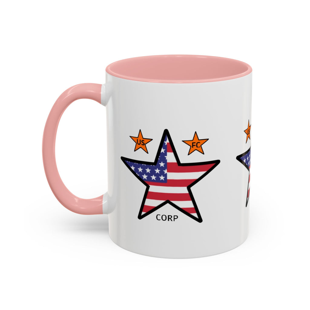 USFC-CORP LOGO Accent coffee mug | patriotic 11/15oz accent mug