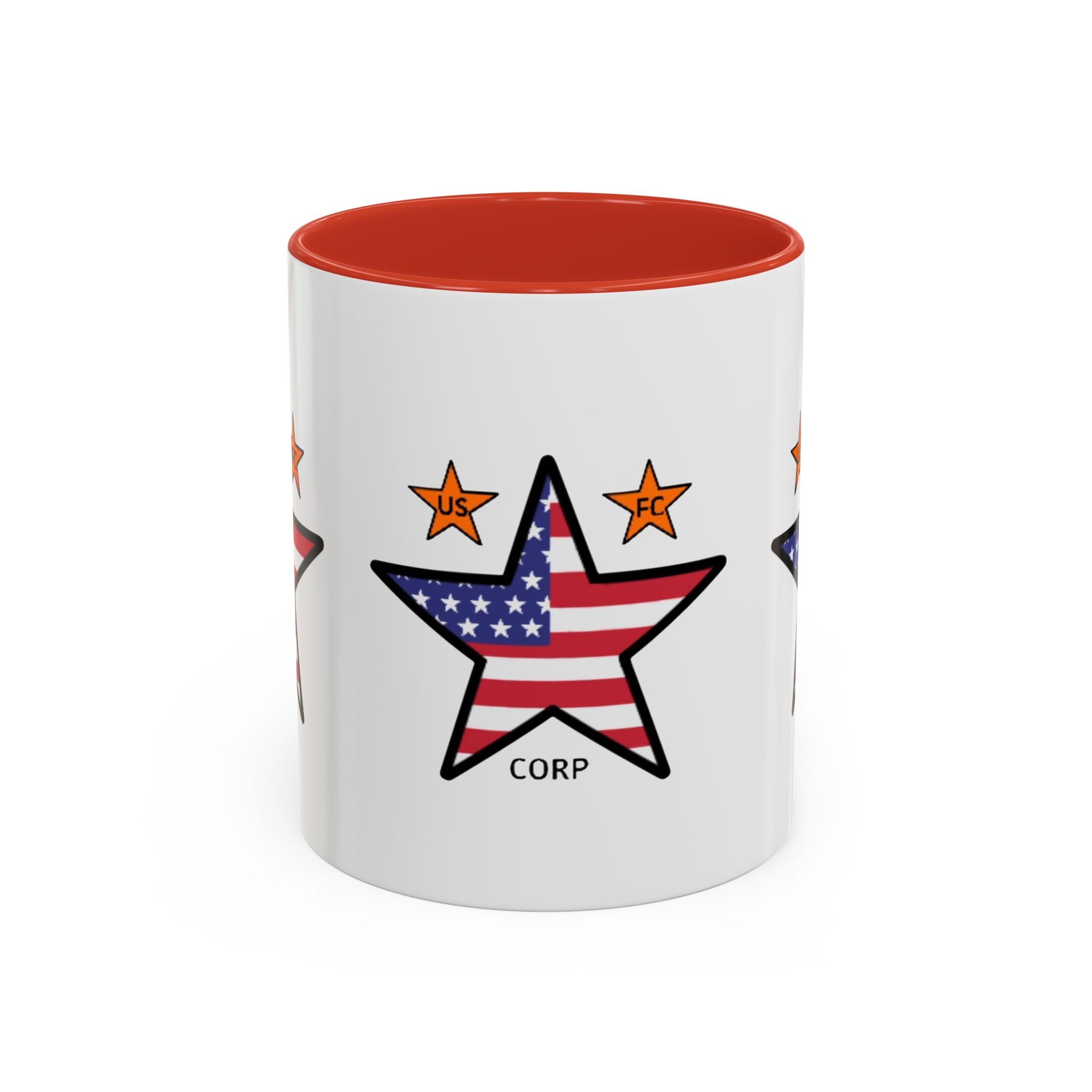 USFC-CORP LOGO Accent coffee mug | patriotic 11/15oz accent mug