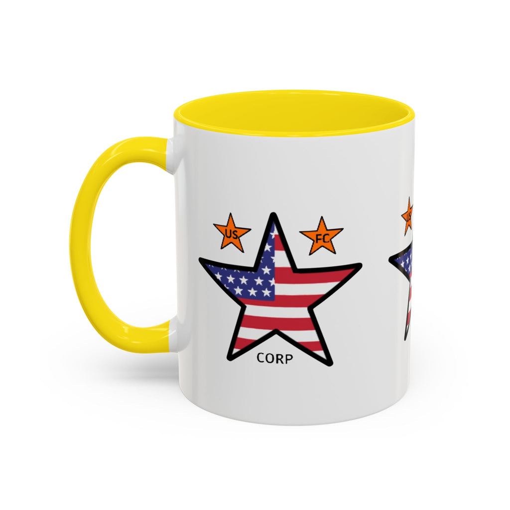 USFC-CORP LOGO Accent coffee mug | patriotic 11/15oz accent mug