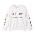 USFC-CORP Graphic Crewneck Sweatshirt — Military Scene Back Print