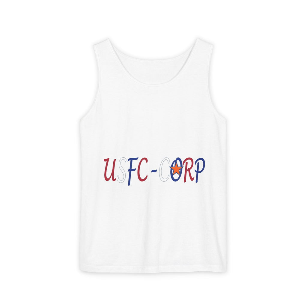 USFC-CORP Patriotic Tank Top — 'Honor Their Sacrifice' American Flag Memorial Tank